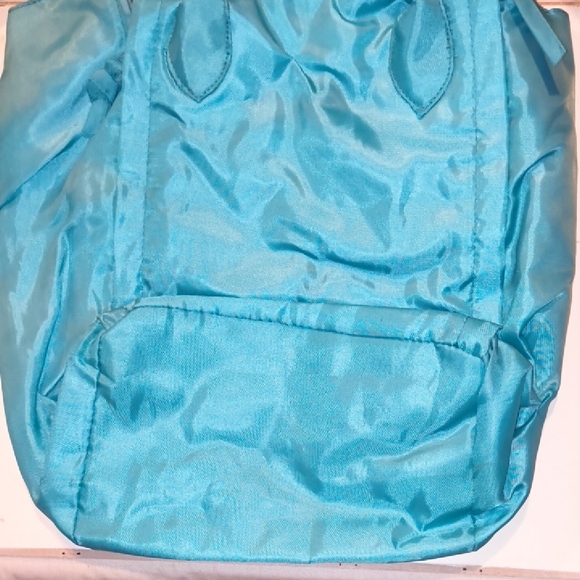 Handbags - Expandable Two Tone Blue Tote Bag